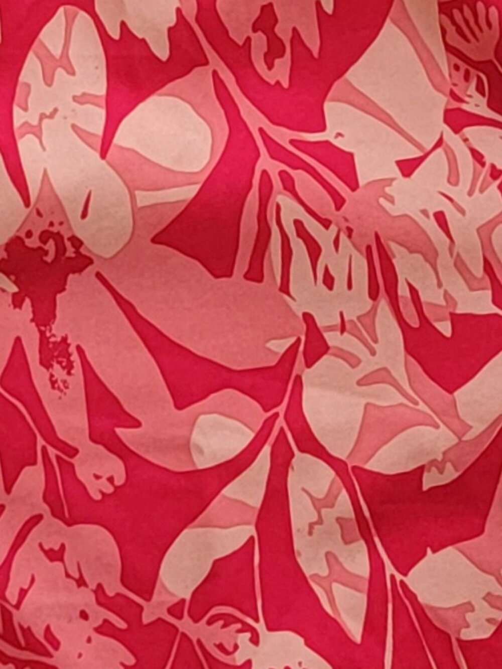 NWT Rip Skirt Hawaii Pink Camo Floral Print. Adjustable Wrap Skirt XL - Picture 2 of 5